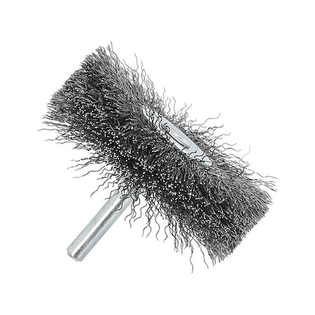 Wire Wheel Brush, Crimped, 3" Dia.