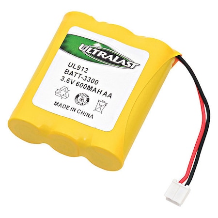 Battery 3.6 Volt Nickel Cadmium Ultralast Cordless Phone Battery