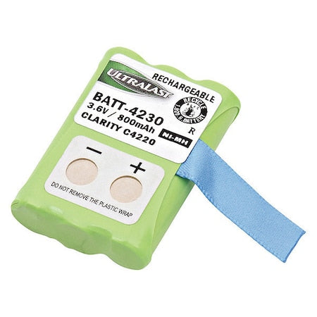 Battery 3.6 Volt Nickel Metal Hydride Ultralast Cordless Phone Battery