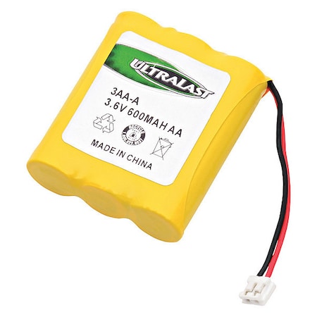 Battery 3.6 Volt Nickel Cadmium Ultralast Cordless Phone Battery