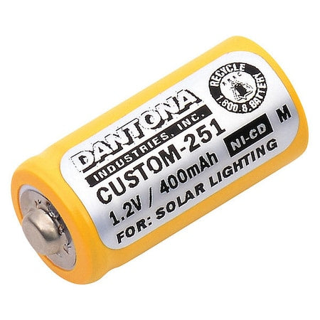Battery 1.2 Volt Nickel Cadmium Dantona Emergency Lighting Battery
