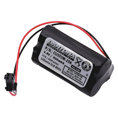 Dantona Battery - For Emergency Lighting - Battery Rechargeable - AA - 800 mAh - 3.6 V DC - 1-/ Pack