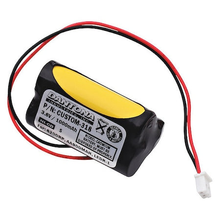 Dantona Battery - Battery Rechargeable - AA - 1000 mAh - 3.6 V DC - 1-/ Pack