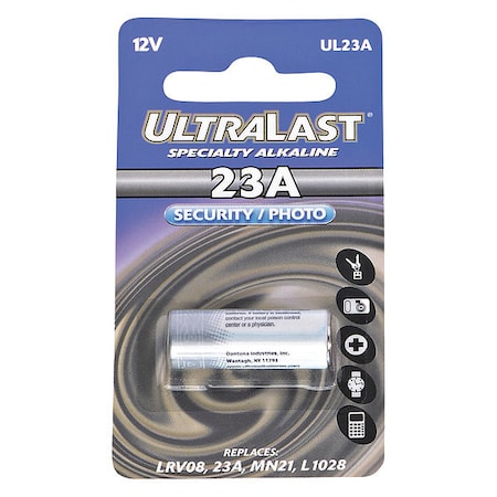 Battery - 33 mAh - 12 V DC - 1-/ Pack