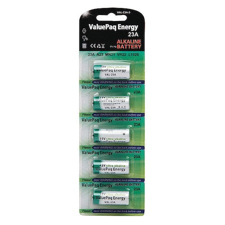 Battery 12 Volt Alkaline Dantona 5 Pack Specialty Batteries