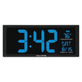 Large Digital Clock W/ Indoor Temperature, 14.5"