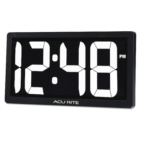 LED Digital Clock W/ Auto Dimming Brightness, 10"