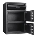 Dual Lock Keypad Depository Safe 1.6/2 Cu Ft