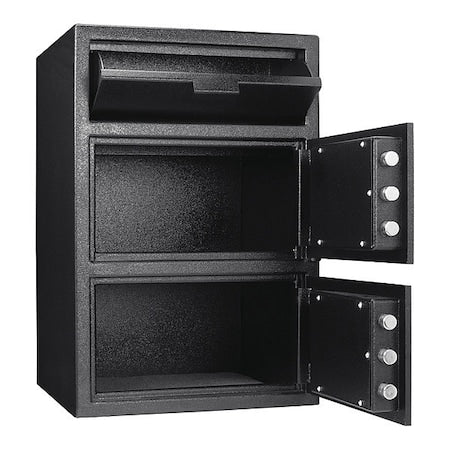 Dual Lock Keypad Depository Safe 1.6/2 Cu Ft