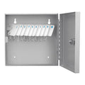 Key Cabinet, Steel, Gray, 10 Key Capacity