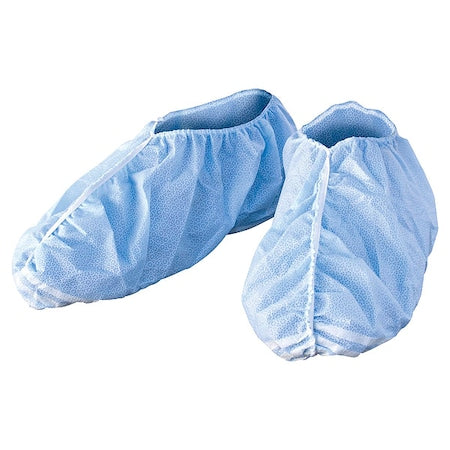 Disposable Shoe Covers, SMS, Blue, Slip Resistant Sole: Yes , Universal