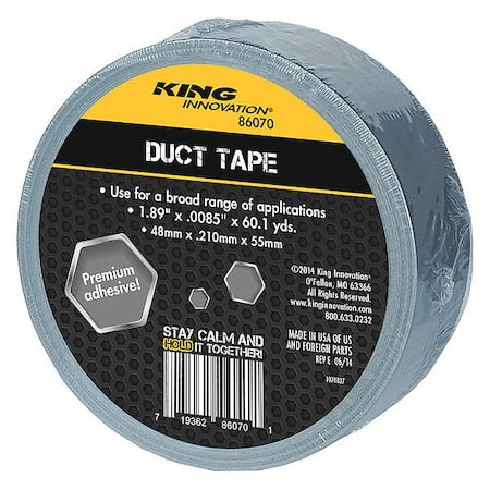 Duct Tape, 2" x 60 yd., Silver