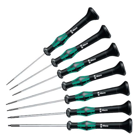 Precision Screwdriver Set, Hex, Metric, 7 pcs
