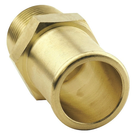 Hose Barb, 1 In Barb, 3/4 In MNPT, Brass
