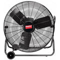 Light Duty Quiet Design Industrial Fan, Floor Mount, 24 in Blade Dia, 115V, 2,280/4,320/5,030 cfm
