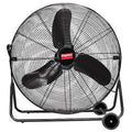 Light Duty Quiet Design Industrial Fan, Floor Mount, 30 in Blade Dia, 115V, 3,450/6,090/7,450 cfm
