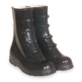 Overboots, Plain Toe, Rubber, 12 in H, Buckles, Chevron Sole, Black, 10 (Formerly Talon Trax), PR