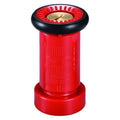 Fire Hose Nozzle, Adjustable Gallonage Nozzle, Fog Spray Pattern, 1 1/2 in Inlet Size, NPSH Thread