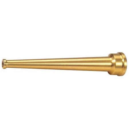 Fire Hose Nozzle, 1-1/2 In., Brass