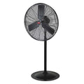 Light Duty Industrial Fan, Pedestal Mount, 24 in Blade Dia, 115V, 3,510/6,400 cfm, Oscillating