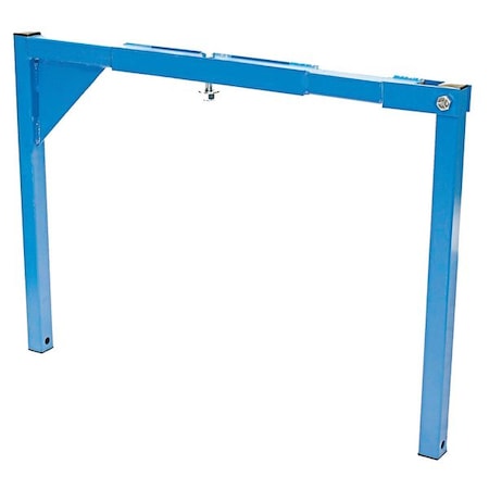 Mounting Bracket For Fan, 34 in Blade Dia, 43-1/2 in W, 3 hp, Powder Coated, Steel, Blue