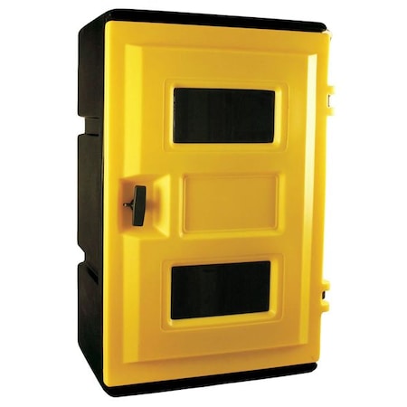 Safety Cabinet, SCBA, 27-1/2" H, 21-1/2" W, Yellow