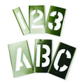 Interlocking Stencil, Numb&Letters, Brass, 6A232
