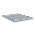 Plastic Lid, 15 1/2 in W, Gray