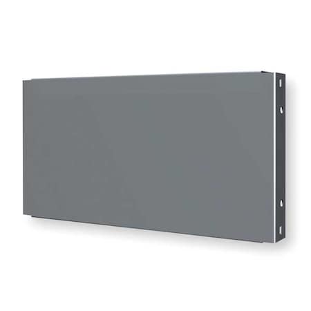 Locker Front Base, Front, Gray, 6"x12"x12"