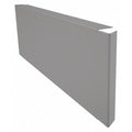 Locker End Base, End, Gray, 6"x18"x18"