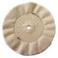 Buffing Wheel, Center Sewn, 8 In Dia.
