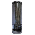 Portable Gas Floor Heater, Natural Gas, Matchless Piezo, 250,000 BtuH, 14 11/16 in L