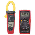 Digital Multimeter Clamp On Kit, LCD, 1,000 kW, 1,000 A, CAT III 1000V, CAT IV 600V Safety Rating