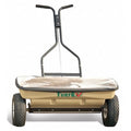 120 lbs Cap Drop Pro Walk Behind Spreader For Seed/Fertilizer, 28 in Spread, Fixed T Handle