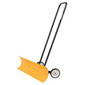 Snow Pusher, 36 in W x Plastic Blade, 46 in L Fiberglass Handle