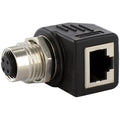 Adapter, M12, Female, Straight, RJ45