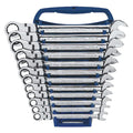 12 Piece 72-Tooth 12 Point Flex Head Ratcheting Combination Metric Wrench Set