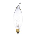 Bulb, Incandescent, 15W, CA10, Candelabra Base, Decorative Light