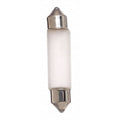 10 W miniature - T3 1/4 - Frost - 20000 Hours - 120L - Festoon Base - 12V