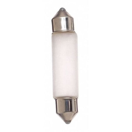 10 W miniature - T3 1/4 - Frost - 20000 Hours - 120L - Festoon Base - 12V