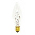 25 W B8 Incandescent - Clear - 1500 Hours - 212L - Candelabra Base - 130V