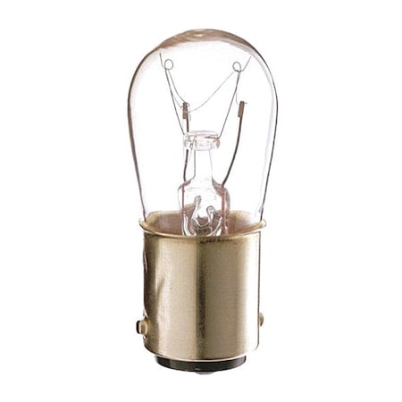 Bulb, Incandescent, 6W, S6, Bayonet Double Contact Base, Sign & Indicator, 10PK