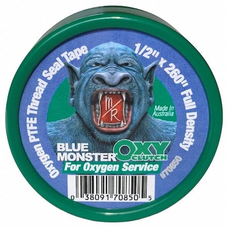Medical Grade Oxygen PTFE Tape, 1/2"W