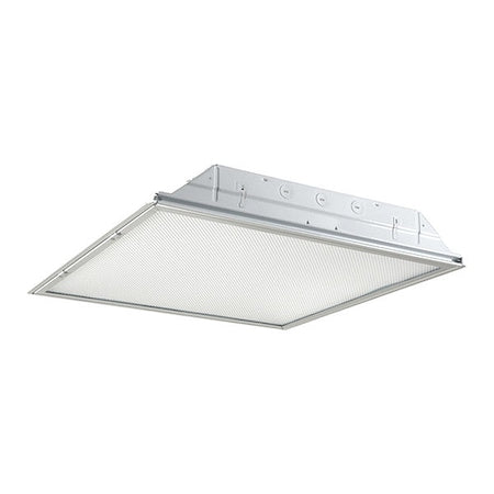 LED Recessed Troffer, 2400 Lumen, 4000K, 0 to 10V Driver, 2X2