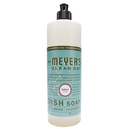 Clean Day Dish Soap, Basil, 16 oz., PK6