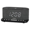 Dual Alarm Clock Radio with Wireless Qi Charging