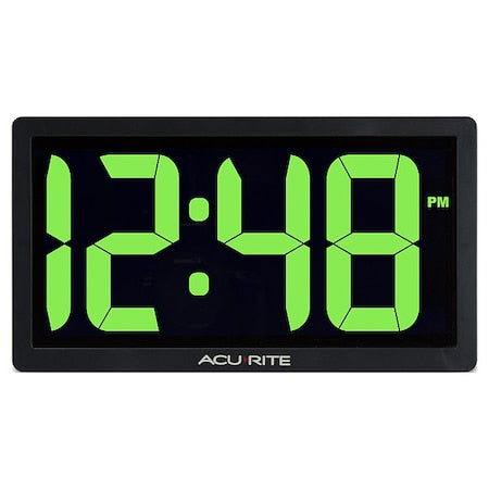 LED Digital Clock W/ Auto Dimming Brightness, 10"