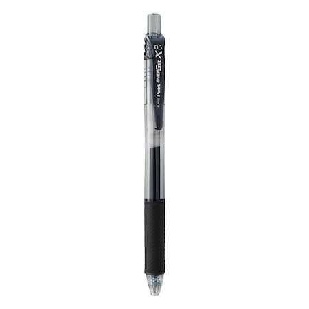 Pen Set, Black, Non-Erasable, Gel, PK12