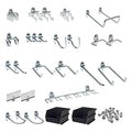 95 pc. Steel Pegboard Hook & Bin Assortment for 1/8 In. and 1/4 In. Pegboard (85 Asst Hooks & 10 Bins)