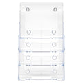 Literature Rack, 13.58" H, Clear